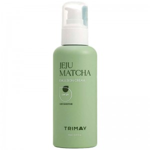 Успокаивающий крем-эмульсия с чаем матча Trimay Jeju Matcha Low pH Soothing Emulsion Cream 150мл