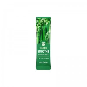 Кислородная очищающая маска смузи для лица Verobene Green Smoothie Bubble Mask 5г