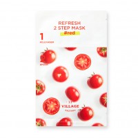 Двухступенчатая восстанавливающая маска VILLAGE 11 FACTORY Refresh 2 Step Mask Red - 3+25 мл