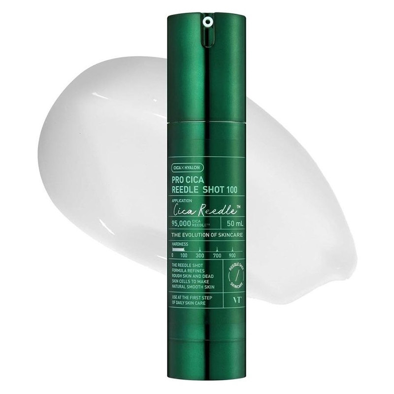 Бустер-сыворотка с микроиглами для чувствительной кожи VT Cosmetics Pro Cica Reedle Shot 100 50мл Бустер-сыворотка с микроиглами для чувствительной кожи VT Cosmetics Pro Cica Reedle Shot 100 50мл