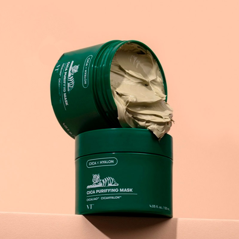 Очищающая глиняная маска с центеллой VT Cosmetics Cica Purifying Mask 120мл