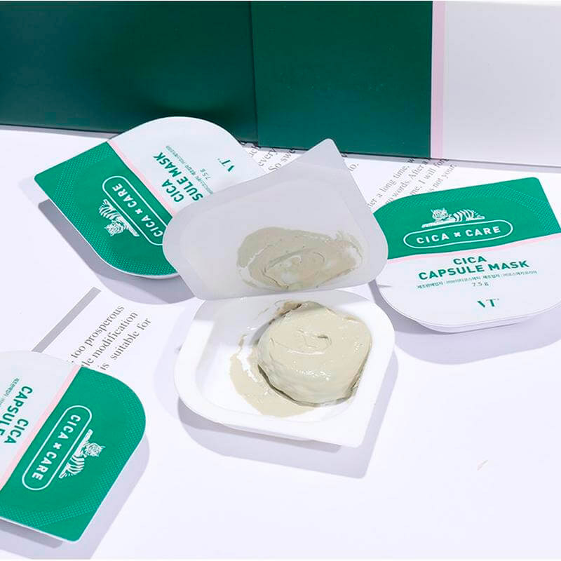 Капсульная маска для лица с центеллой VT Cosmetics Cica Capsule Mask 7,5 мл