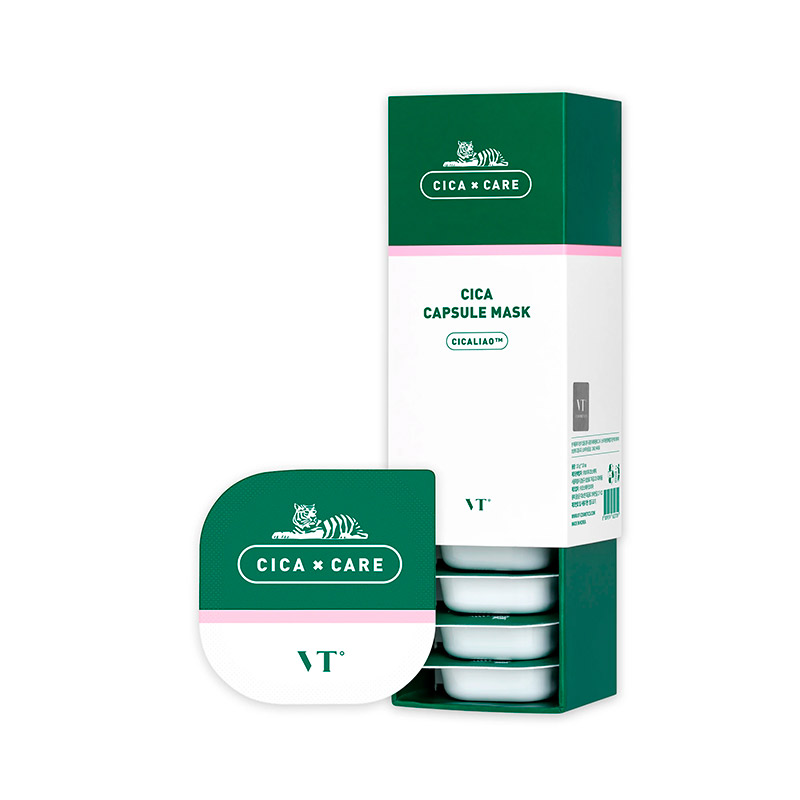 Капсульная маска для лица с центеллой VT Cosmetics Cica Capsule Mask 7,5 мл