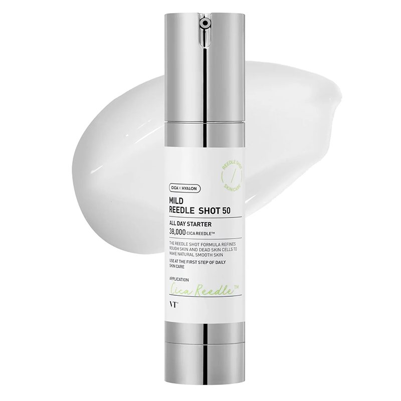 Деликатная бустер-сыворотка с микроиглами VT Cosmetics Mild Reedle Shot 50 50мл
