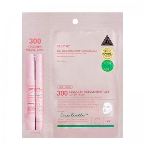 Интенсивная двухфазная маска с коллагеном VT Cosmetics Collagen Reedle Shot 300 2step Mask 1,5г+25г