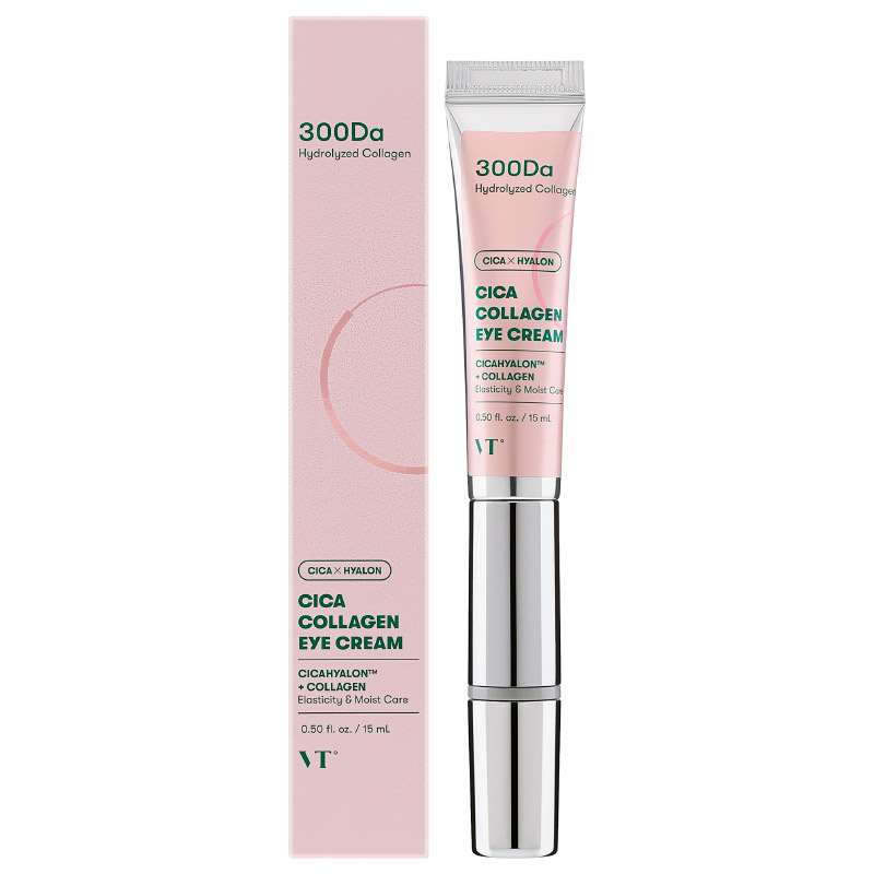 Массажный крем для век с коллагеном VT Cosmetics Cica Collagen Eye Cream 15 мл