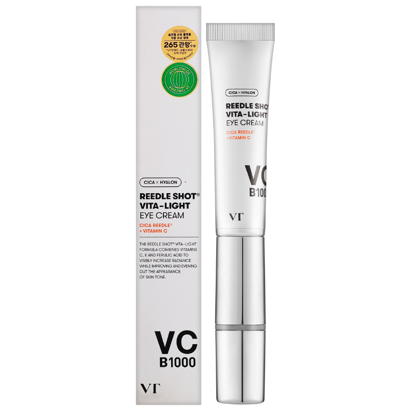 Массажный крем для век с микроиглами VT Cosmetics Reedle Shot Vita-light Eye Cream 15 мл