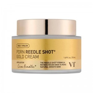 Омолаживающий крем с золотом и ПДРН VT Cosmetics PDRN Reedle Shot Gold Cream 50 мл
