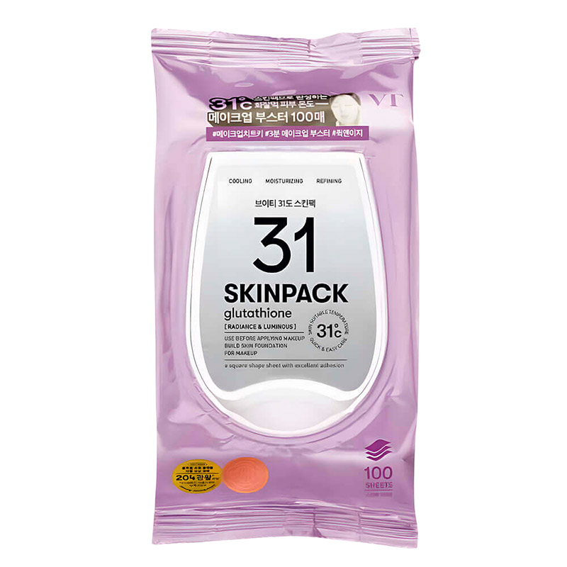 Осветляющие тонер-пэды VT Cosmetics 31 Luminous Skin Pack 100 шт