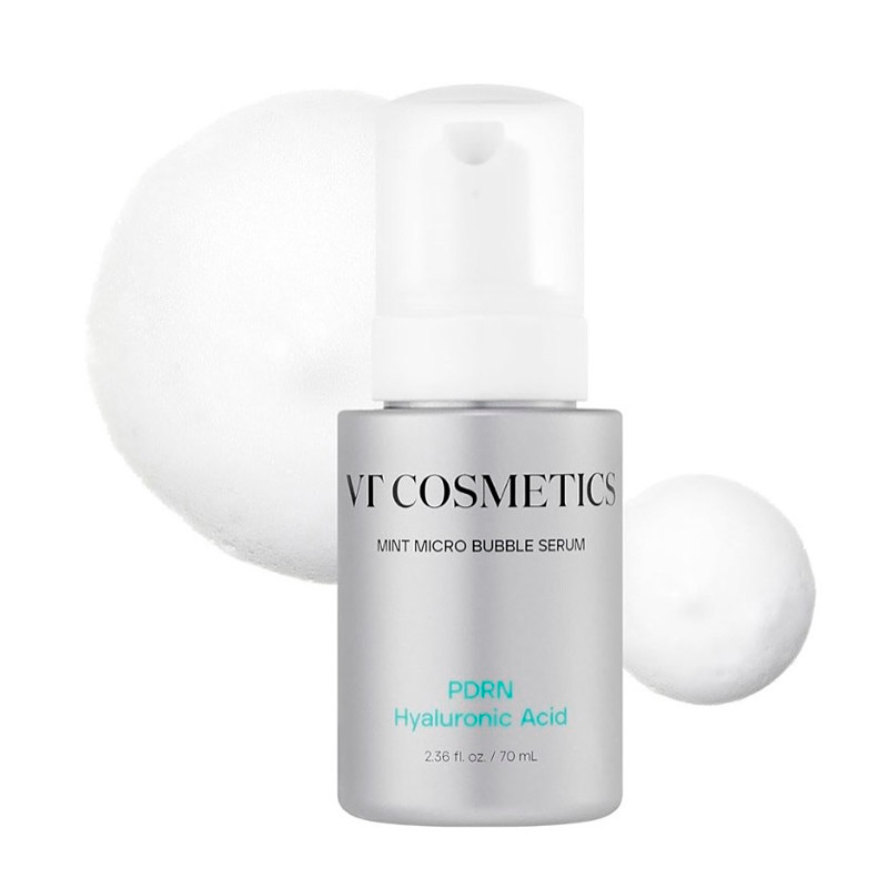 Пузырьковая сыворотка с ПДРН VT Cosmetics PDRN Hyaluronic Mint Micro Bubble Serum 70мл
