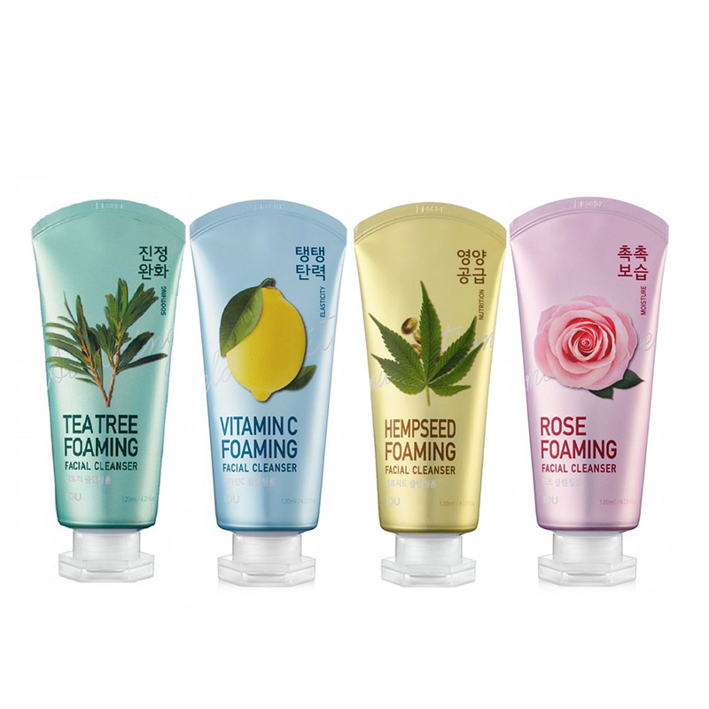 Пенка для умывания WELCOS IOU Foaming Facial Cleanser 120 мл