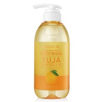 Гель для душа с экстрактом цитрона Welcos Around Me Natural Perfume Vita Body Wash Yuja 500мл