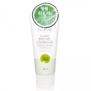 Крем-масло для тела с центеллой и чайным деревом Welcos Around Me Cicatreecare Body Oil Cream 200мл