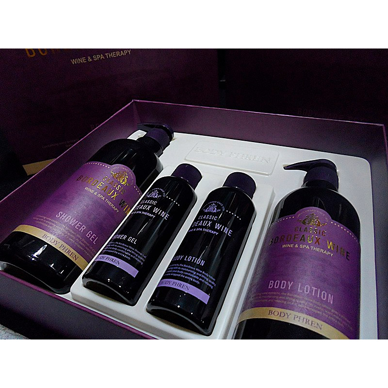 Набор уходовый для тела WELCOS Body Phren Classic Bordeaux Wine Body Care Set