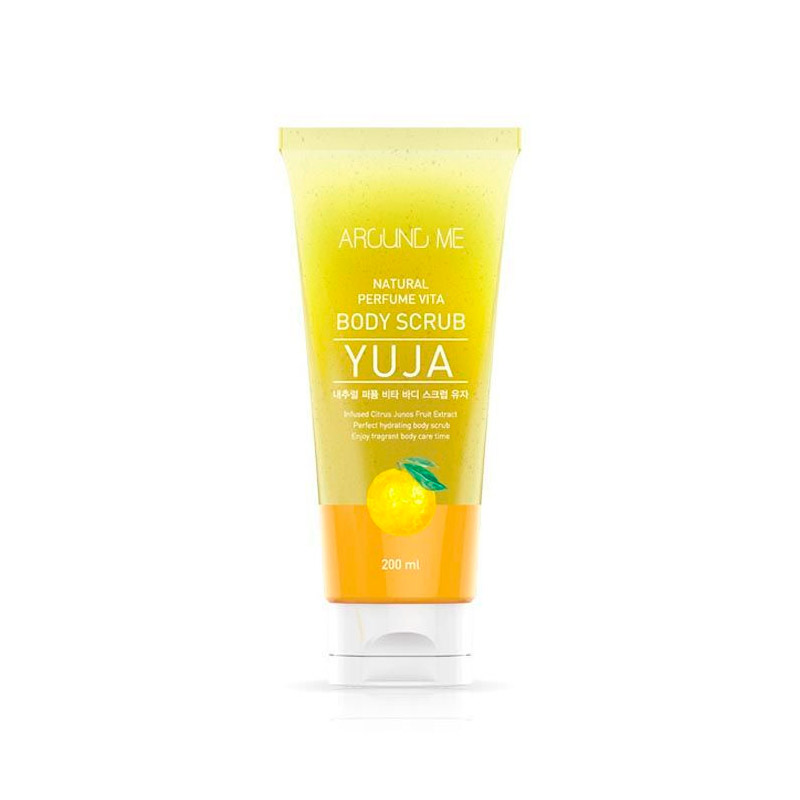 Скраб для тела с экстрактом юдзу Welcos AROUND ME Natural Perfume Vita Body Scrub Yuja 200мл