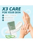 Солнцезащитный крем для лица с алоэ Welcos Kwailnara Moisture Real Soothing Sun Cream SPF50+ PA++++ 50мл