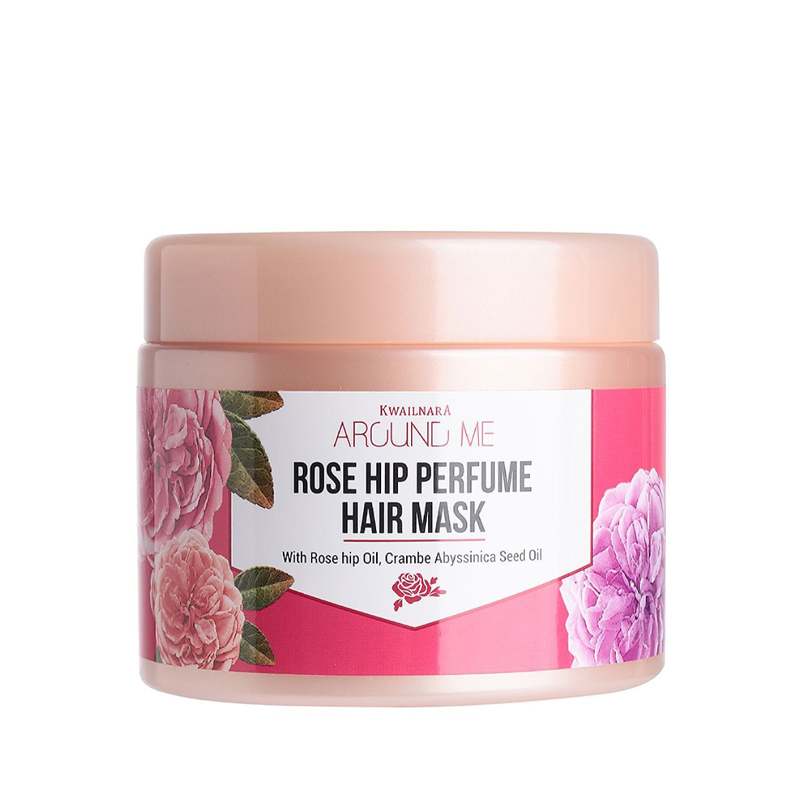 Маска для поврежденных волос WELCOS Around Me Rose Hip Perfume Hair Mask 300 мл