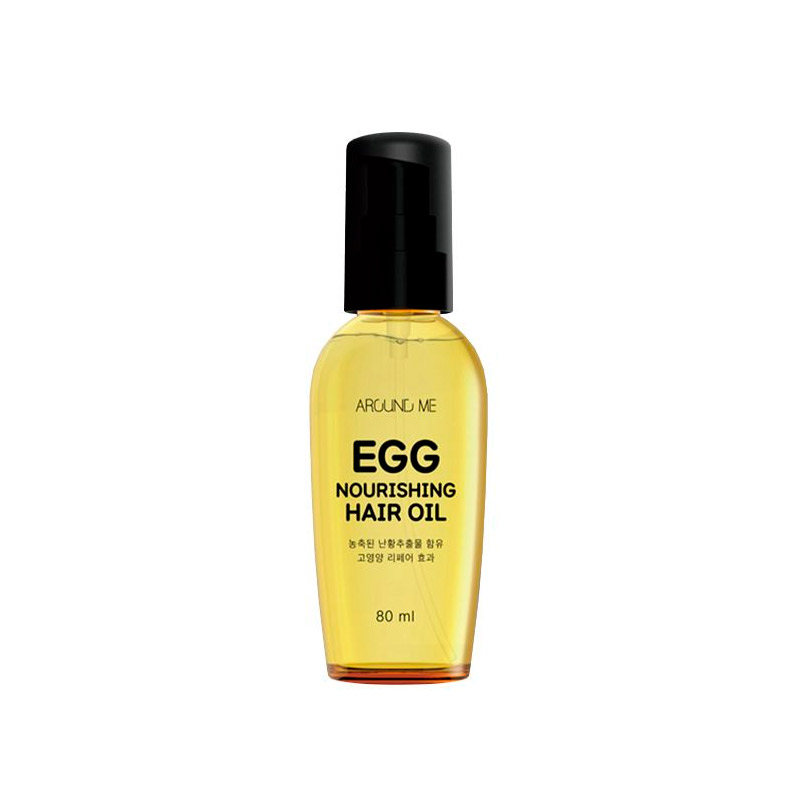 Питательное масло для волос Welcos Around Me Egg Nourishing Hair Oil 80мл
