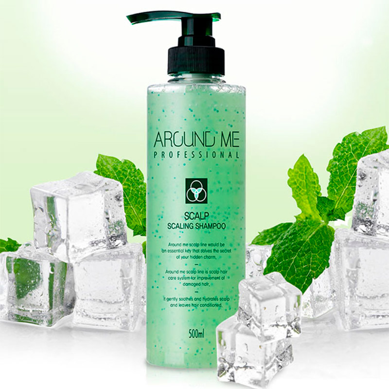 Шампунь-скраб для волос Welcos Around Me Scalp Scaling Shampoo 500мл  
