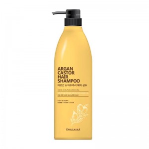 Шампунь для волос с касторовым и аргановым маслом Welcos Kwailnara Argan Castor Hair Shampoo 950мл