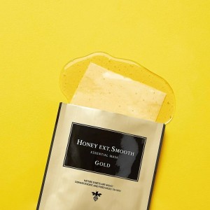Питательная тканевая маска с золотом и мёдом WellDerma Honey Ext Smooth Essential Mask 25 мл