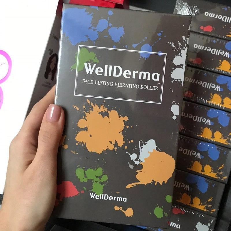 Лифтинг вибромассажер для лица WellDerma Face Lifting Vibration Roller 1 шт