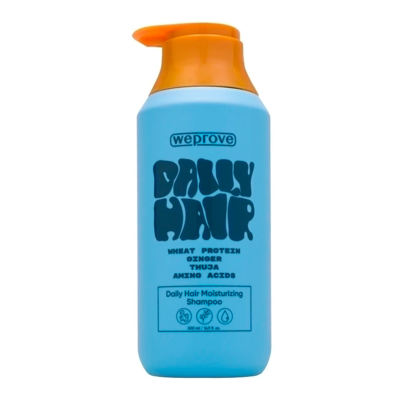 Увлажняющий шампунь WEPROVE Daily Hair Moisturizing Shampoo 500мл