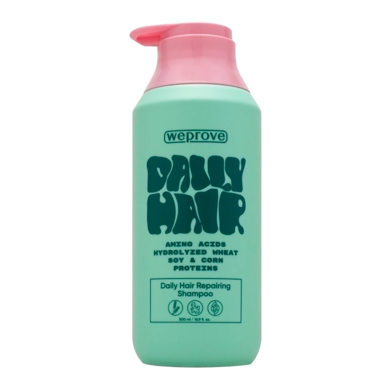 Восстанавливающий шампунь WEPROVE Daily Hair Repairing Shampoo 500мл