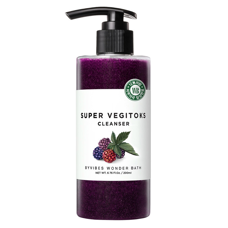 Детокс пенка для упругости кожи WONDER BATH Super Vegitoks Cleanser Purple 300 мл Детокс пенка для упругости кожи WONDER BATH Super Vegitoks Cleanser Purple 300 мл