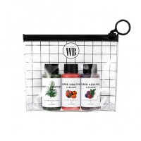 Миниатюры детокс гелей WONDER BATH Super Vegitoks Cleanser Mini Set