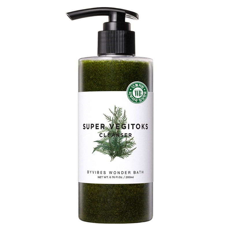 Универсальная детокс пенка WONDER BATH Super Vegitoks Cleanser Green 300 мл Универсальная детокс пенка WONDER BATH Super Vegitoks Cleanser Green 300 мл