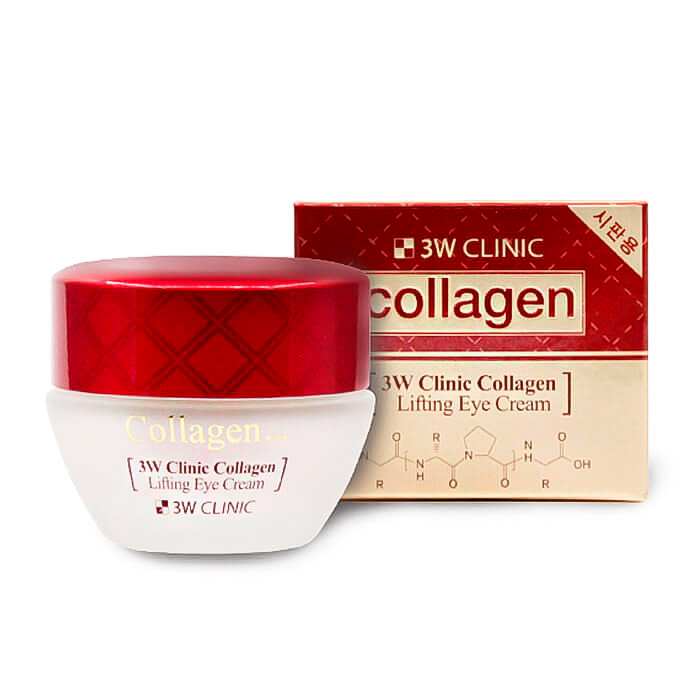 Крем для век с коллагеном 3W CLINIC Collagen Lifting Eye Cream