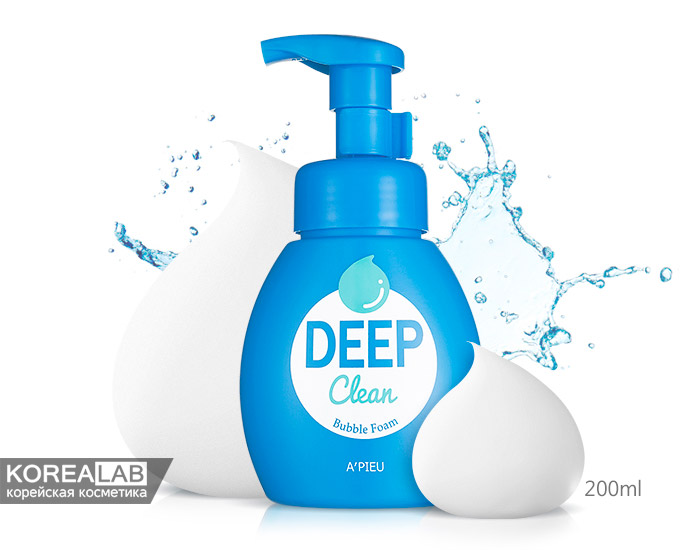 Воздушная пенка для умывания A'PIEU Deep Clean Bubble Foam