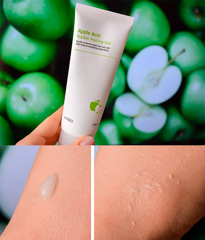 Пилинг-гель с экстрактом яблока A'PIEU Apple Acid Visible Peeling Gel