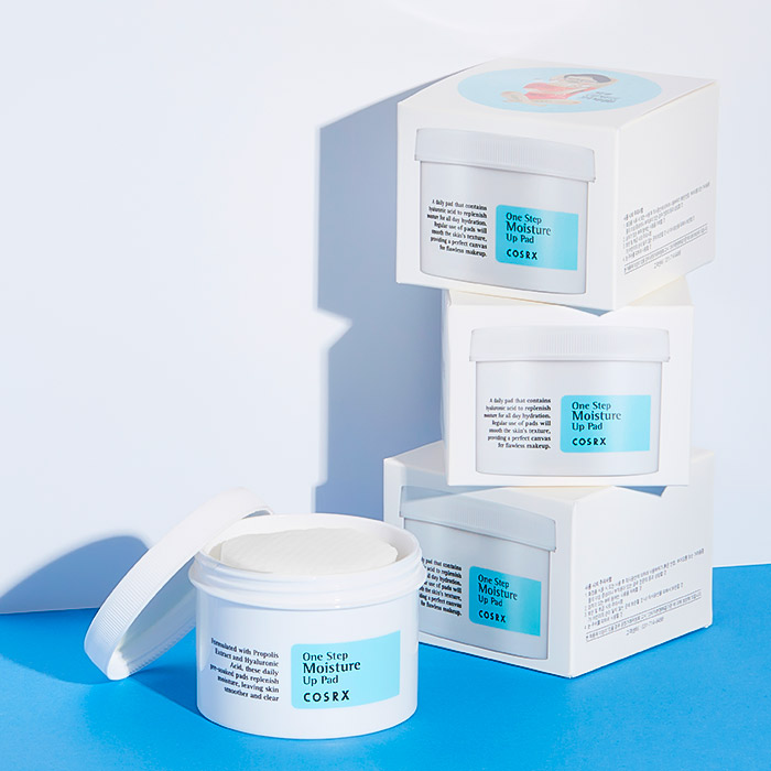 Увлажняющие очищающие пады для лица COSRX One Step Moisture Up Pad
