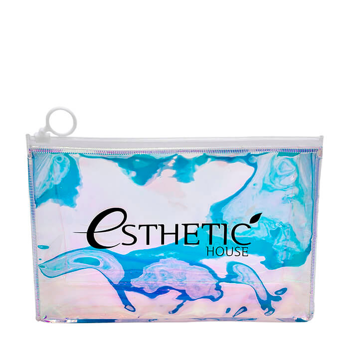 Голографическая косметичка-хамелион ESTHETIC HOUSE Holographic Cosmetic Bag Голографическая косметичка-хамелион ESTHETIC HOUSE Holographic Cosmetic Bag
