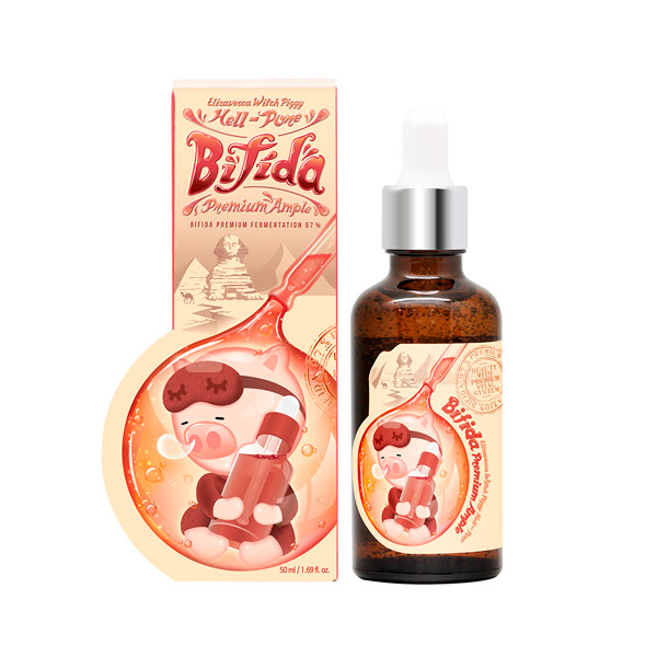 Антивозрастная сыворотка с бифидобактериями ELIZAVECCA Hell Pore Bifida Premium Ample