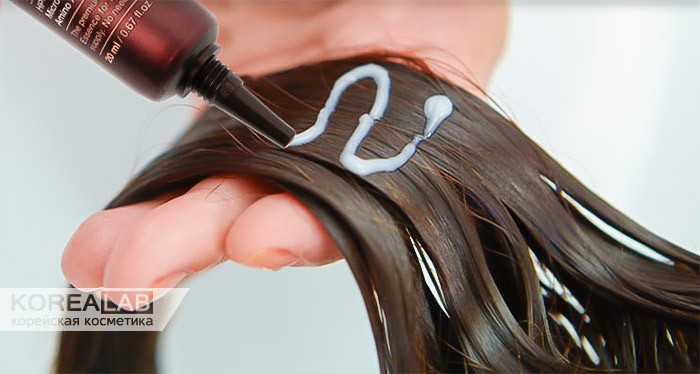 Cыворотка-бустер для поврежденных волос FLOLAND Premium Soothing Booster Essence