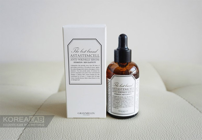 Антивозрастная сыворотка со стволовыми клетками GRAYMELIN Asta Stemcell Anti-Wrinkle Serum