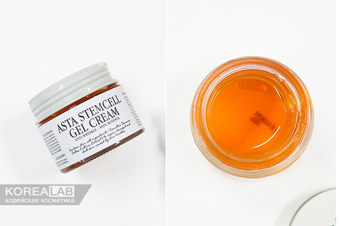 Омолаживающий гель-крем для лица со стволовыми клетками GRAYMELIN Asta Stemcell Anti-Wrinkle Gel Cream