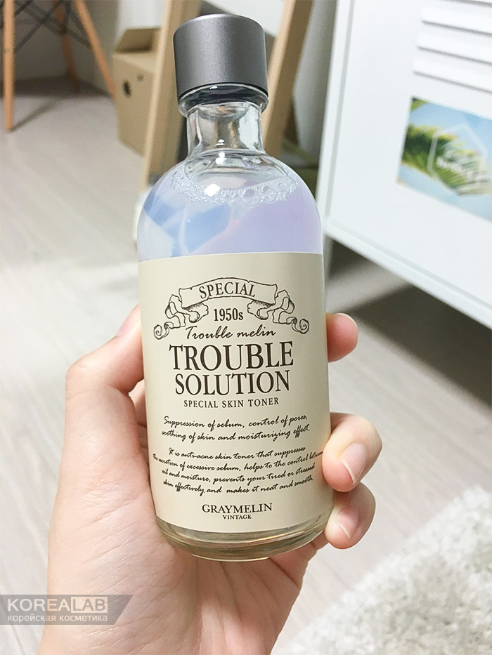 Тонер для лица против акне GRAYMELIN Trouble Solution Special Toner
