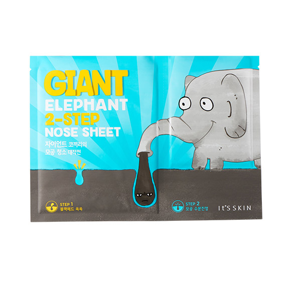 Двухступенчатые патчи от черных точек It's SKIN Giant Elephant 2-Step Nose Sheet 