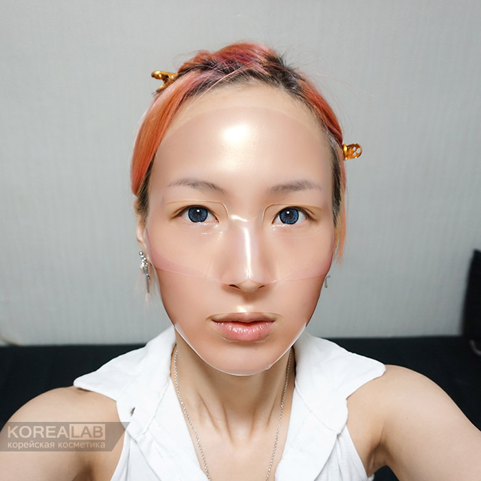 Гидрогелевая маска с рубиновой пудрой KOELF Hydro Gel Mask Pack Ruby and Bulgarian Rose