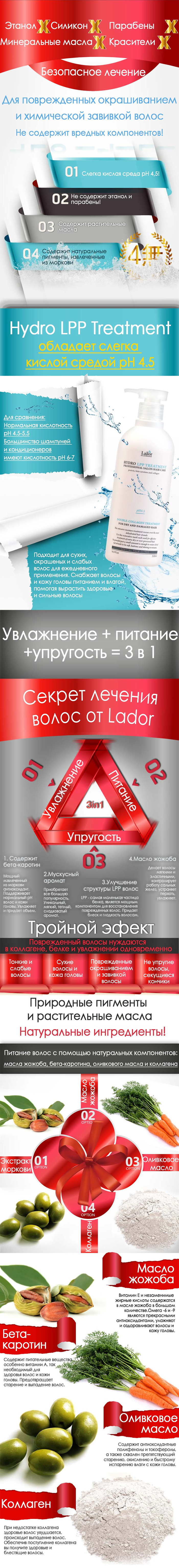 маска для волос lador