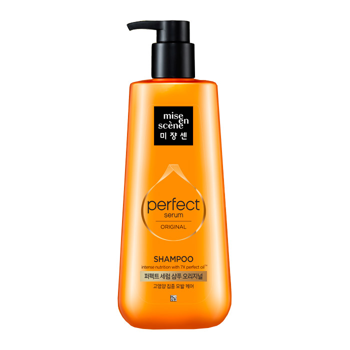Питательный шампунь для поврежденных волос MISE EN SCENE Perfect Serum Shampoo