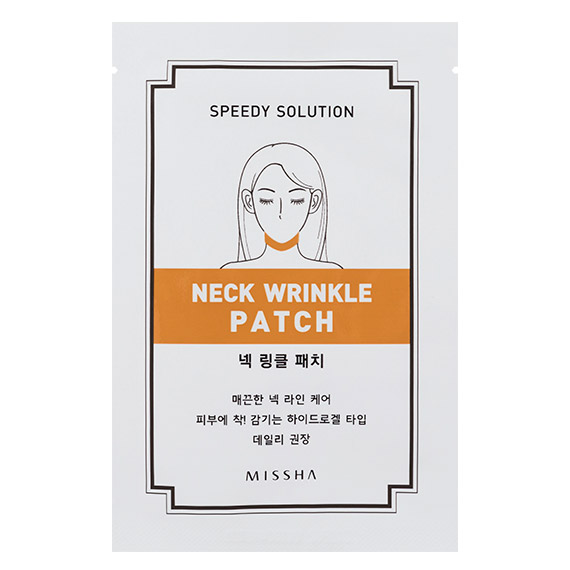 Гидрогелевый моделирующий патч для шеи MISSHA Speedy Solution Neck Wrinkle Patch