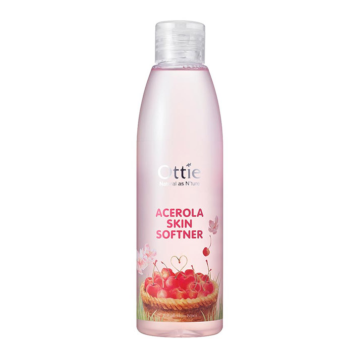 Тонер для сухой и увядающей кожи OTTIE Acerola Skin Softener 