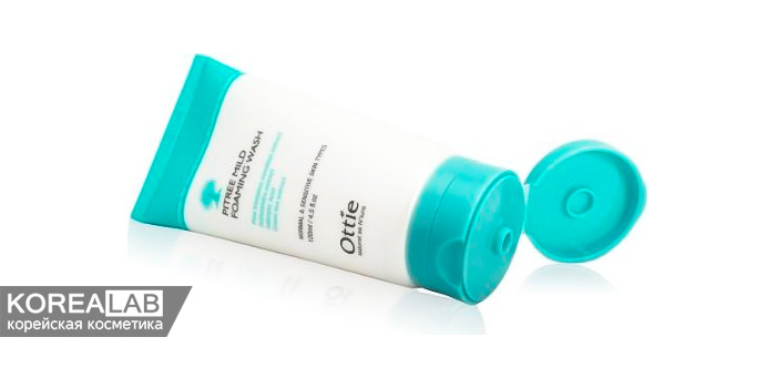 Мягкая пенка для умывания OTTIE Pitree Mild Foaming Wash