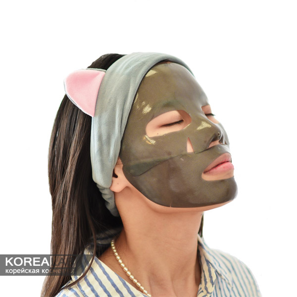 Гидрогелевая маска для лица Petitfee Black Pearl & Gold Hydrogel Mask Pack