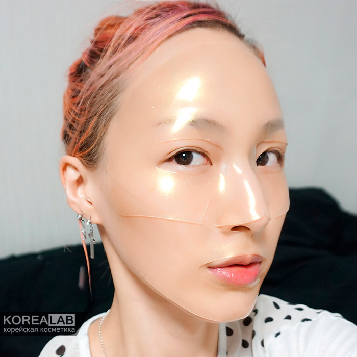 Гидрогелевая маска с золотом и улиточным муцином PETITFEE Gold and Snail Hydrogel Mask Pack
